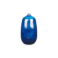 Ceramic Blue Decorative Vase - Modern Home Accent, Glossy Finish, Unique Shape