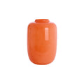 Elegant Glossy Orange Ceramic Vase - Stylish Home Decor Accessory