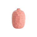 Modern Textured Pink Ceramic Vase