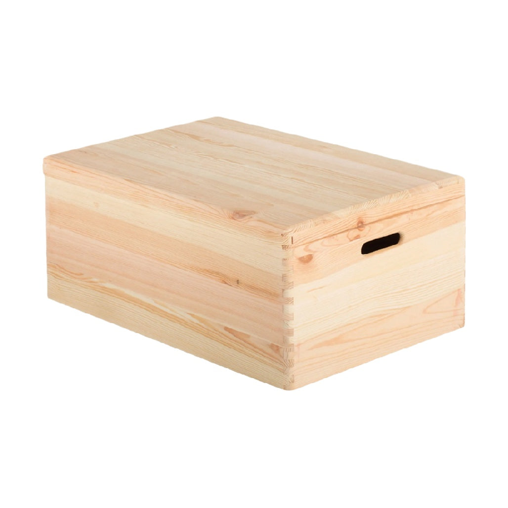 Wooden Storage Box with Lid - Versatile and Stylish Organizer**